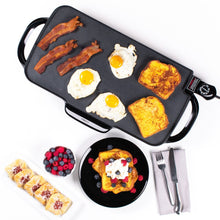 Load image into Gallery viewer, 22" Electric Ceramic Griddle w/removable handles