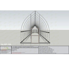 Load image into Gallery viewer, Gothic All-Metal High Tunnel Kit