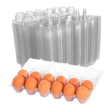 Load image into Gallery viewer, 12-Egg Cartons - Clear Plastic