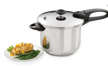 Load image into Gallery viewer, 6 Qt. S.S. Pressure Cooker — Deluxe