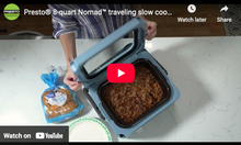 Load image into Gallery viewer, 8-Quart Nomad™ Traveling Slow Cooker — Blue