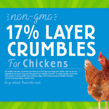 Load image into Gallery viewer, Healthy Harvest 17% Non-GMO Layer Crumbles