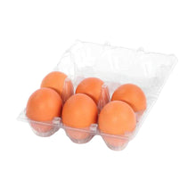 Load image into Gallery viewer, 6-Egg Carton - Clear Plastic