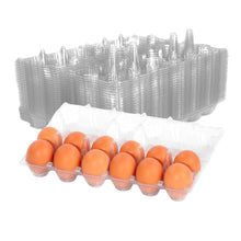 Load image into Gallery viewer, 12-Egg Cartons - Clear Plastic