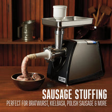 Load image into Gallery viewer, #8 Electric Meat Grinder & Sausage Stuffer