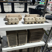 Load image into Gallery viewer, 10-Egg Cartons - Natural Pulp, Flat Top Blank