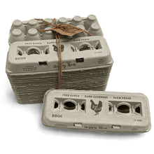 Load image into Gallery viewer, Henlay Laid Local Egg Cartons- Adorable Printed Vintage Design- 25, 90, or 250