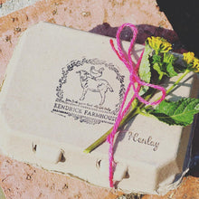 Load image into Gallery viewer, Half Dozen Egg Cartons - Henlay Blank Flat Top, Six Pack, 2 colors, 20 or 100