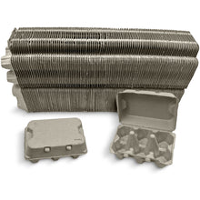 Load image into Gallery viewer, Henlay Duck Egg Cartons - Holds Half Dozen Jumbo Eggs- Blank Flat Top, 2 colors, 20 or 100