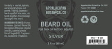 Load image into Gallery viewer, Beard Oil / Silver