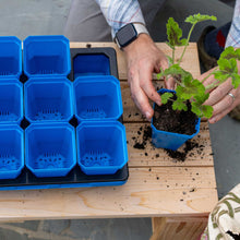 Load image into Gallery viewer, 3.3" Heavy Duty Seed Starting Pots with Inserts