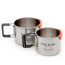 Load image into Gallery viewer, Kelly Kettle Stainless Steel Camping Cups