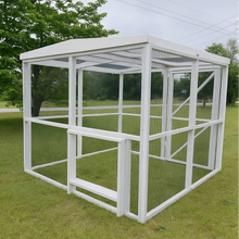 Load image into Gallery viewer, Wooden 16 Ft. Chicken Run (8’W X 16’L X 6’3”H)