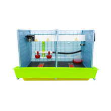 Load image into Gallery viewer, Chick Brooder - 2 Section H:15" (Starter Kit for Chickens, Turkeys, Ducks)