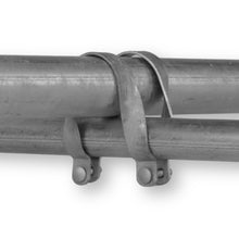 Load image into Gallery viewer, Greenhouse Cross Connectors — Galvanized Steel 2" x 1.375"
