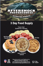 Load image into Gallery viewer, 3 Day Food Supply ( Single Serving)