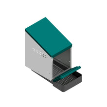 Load image into Gallery viewer, EggHouse Galvanized Nesting Box (Up to 10 Birds)