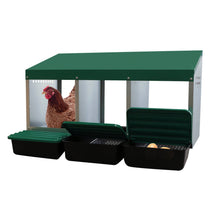 Load image into Gallery viewer, EggHouse Galvanized Nesting Box (Up to 30 Birds)