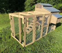 Load image into Gallery viewer, Gray Stand & Runs for Large Snap Lock Chicken Coops by Formex