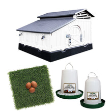 Load image into Gallery viewer, Formex Chicken Coop Kit with Feeder, Waterer, and Nest Box Liners