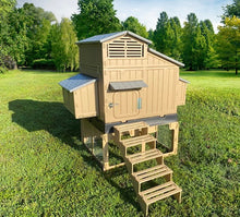 Load image into Gallery viewer, Gray Stand & Runs for Large Snap Lock Chicken Coops by Formex