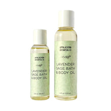Load image into Gallery viewer, Lavender Sage Bath & Body Oil