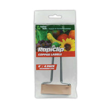 Load image into Gallery viewer, Luster Leaf Rapiclip Premium 6" Plant Labels |Copper or Zinc