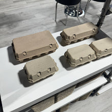 Load image into Gallery viewer, 15-Egg Cartons - Natural Pulp, Flat Top Blank