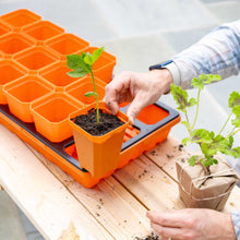 Load image into Gallery viewer, 3.3" Heavy Duty Seed Starting Pots with Inserts
