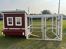 Load image into Gallery viewer, Wooden 8 Ft. Chicken Run (8’W X 8’L X 6’3”H)