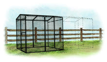 Load image into Gallery viewer, Walk-In 8 ft. Chicken Run (6'6"W x 7'6"L x 6'3"H)