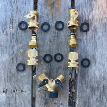 Load image into Gallery viewer, Brass Hose Organization Bundle - Organize Your Garden Hose