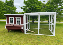Load image into Gallery viewer, Wooden 8 Ft. Chicken Run (8’W X 8’L X 6’3”H)