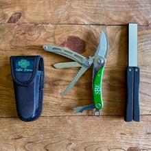 Load image into Gallery viewer, Engraved Gardener's Multi-Tool Gift Box - Tool, Case and Sharpener