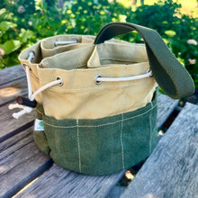 Load image into Gallery viewer, Garden Bucket Bag - Heavy Waxed Canvas