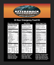Load image into Gallery viewer, 24-Hour Family Food Supply Kit
