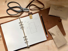 Load image into Gallery viewer, Leather Garden Journal and Diary - A Notebook for Garden Thoughts, Planning and Design