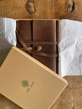 Load image into Gallery viewer, Leather Garden Journal and Diary - A Notebook for Garden Thoughts, Planning and Design