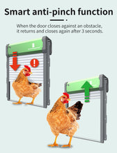 Load image into Gallery viewer, Sungate Solar Powered Automatic Chicken Coop Door with Remote