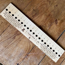Load image into Gallery viewer, American Hardwood Seed and Bed Ruler - Made in US with American Lumber