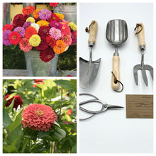 Load image into Gallery viewer, Zany for Zinnias - Our Grow Kit Gift Box with Zinnias