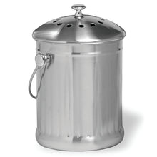 Load image into Gallery viewer, 1-Gallon Stainless Steel Compost Keeper