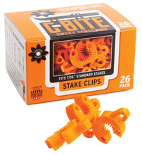 Load image into Gallery viewer, C-Bite Garden Clips, Tangerine Orange, 10-11Mm