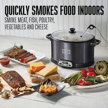 Load image into Gallery viewer, 2-In-1 Indoor Smoker & Slow Cooker