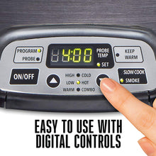 Load image into Gallery viewer, 2-In-1 Indoor Smoker & Slow Cooker