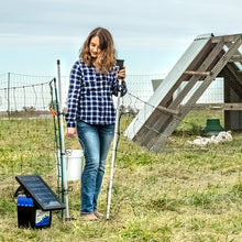 Load image into Gallery viewer, PoultryNet Gate (4ft x 48" Tall) Black/White