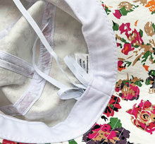 Load image into Gallery viewer, Cotton Sun Hat, Cottage Rose