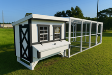 Load image into Gallery viewer, Wooden 16 Ft. Chicken Run (8’W X 16’L X 6’3”H)

