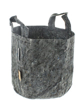 Load image into Gallery viewer, Grey Fabric Planter with Handles - 5 Pack
