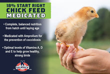 Load image into Gallery viewer, 18% All Natural Start Right Chick Crumbles Medicated - 10 lb
